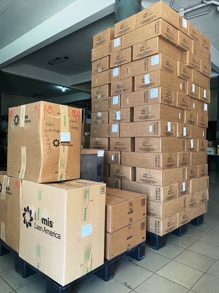 Equipamentos destinados às escolas estaduais de Montes Claros, no Norte de Minas Gerais. Foto: Divulgação SEE/MG